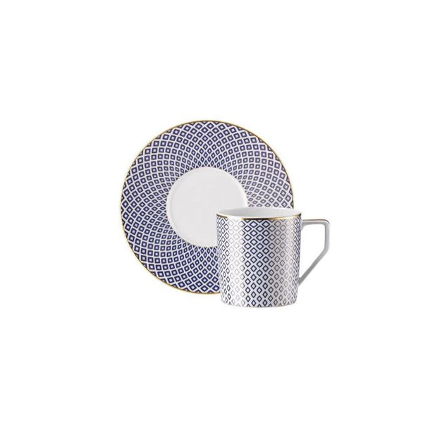 Coffee Cup With Saucer Blue by Rosenthal