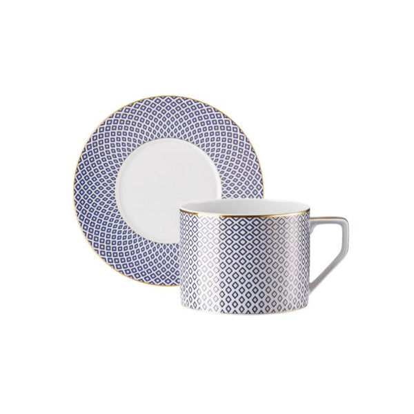 Combi Cup With Saucer Blue by Rosenthal
