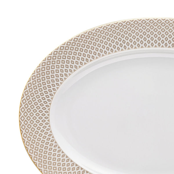 Oval Platter in Beige by Rosenthal | 34 cm