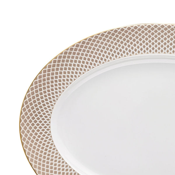 Oval Platter in Beige by Rosenthal | 40 cm