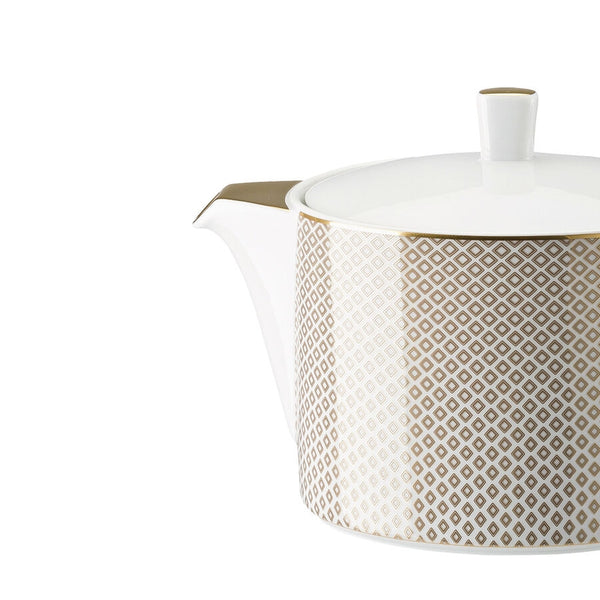 Porcelain Teapot Beige by Rosenthal