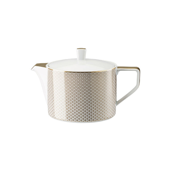 Porcelain Teapot Beige by Rosenthal