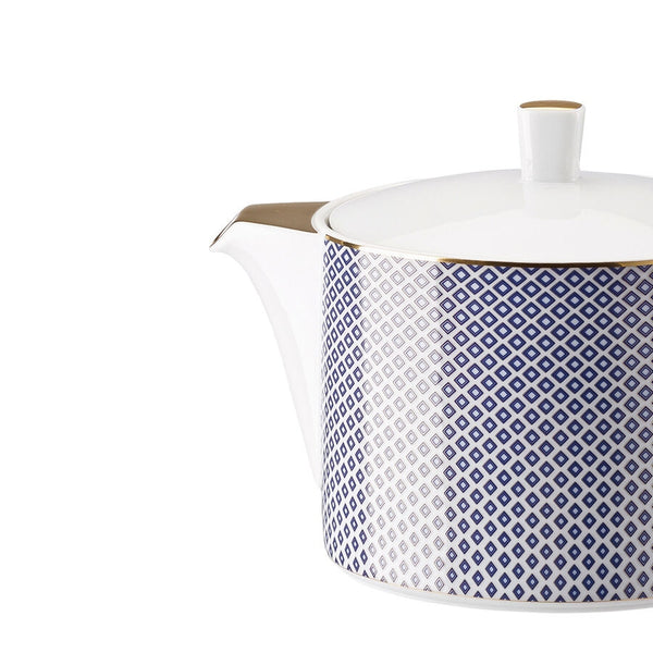 Porcelain Teapot Blue by Rosenthal