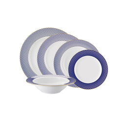 Dinnerware Set of 30 Pieces - Francis Carreau Blue
