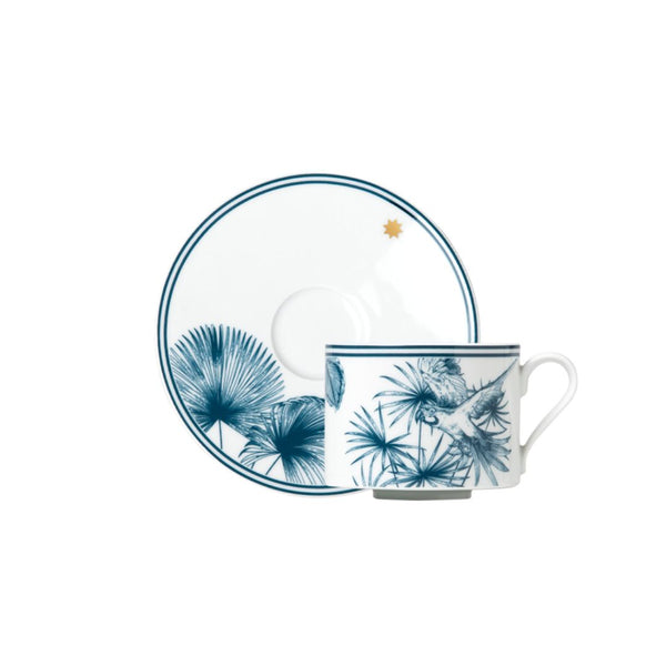 Cylindrical Coffee Cup & Saucer by Fürstenberg