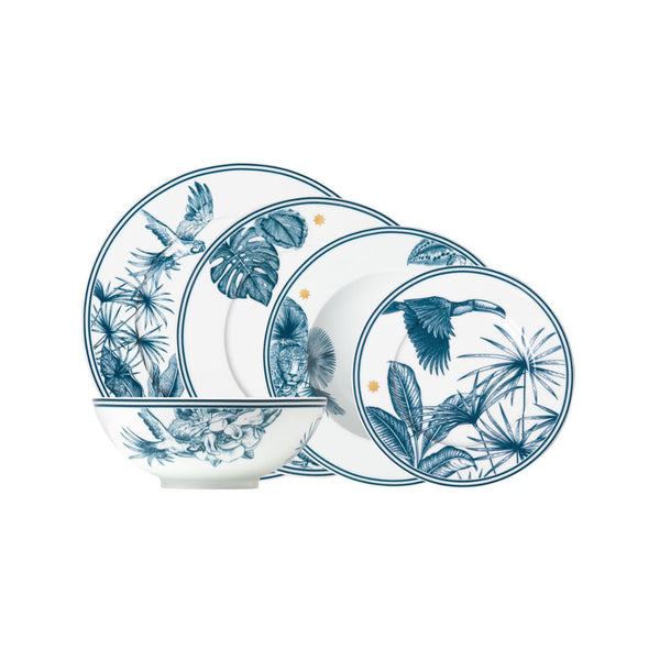 Dinnerware Set of 30 Pieces - Paraiso Blue by Fürstenberg