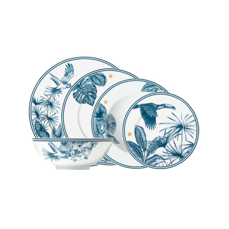 Dinnerware Set of 30 Pieces - Paraiso Blue by Fürstenberg