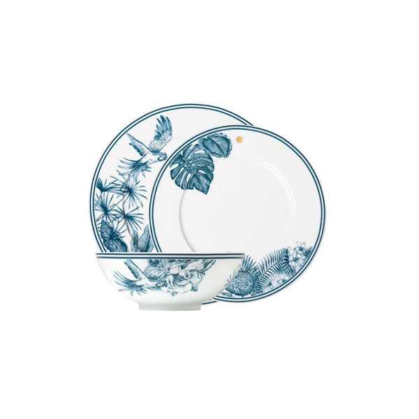 Dinnerware Set of 12 Pieces - Paraiso Blue by Fürstenberg