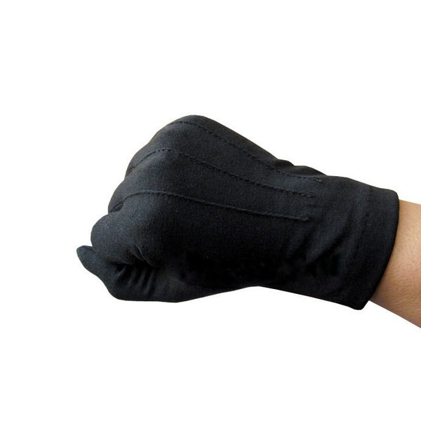 Professional Service Gloves 95 % Cotton and 5% Lycra in Black