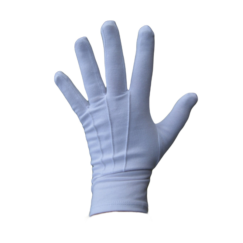 Professional Service Gloves 95 % Cotton and 5% Lycra in White