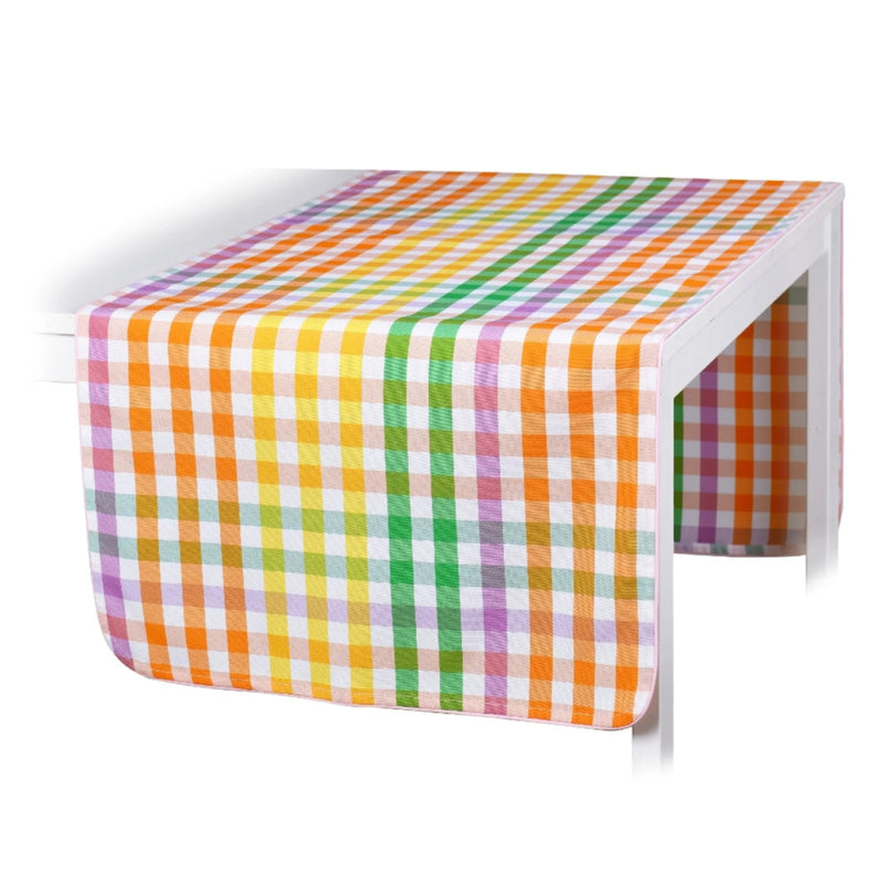 Amiramour Rainbow Gingham Table Runner by Roseberry Home 1