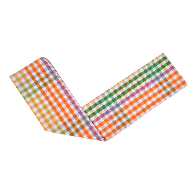 Amiramour Rainbow Gingham Table Runner by Roseberry Home 3