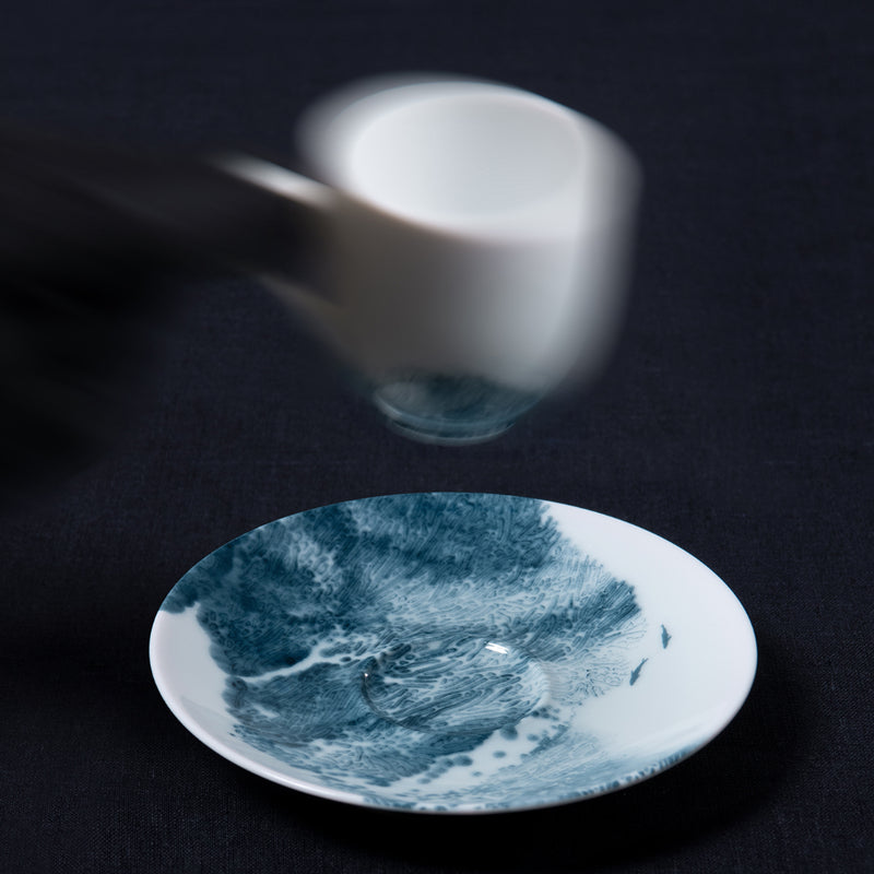 Coffee Cup & Saucer 13cl - 'Abysses' Collection by Raynaud