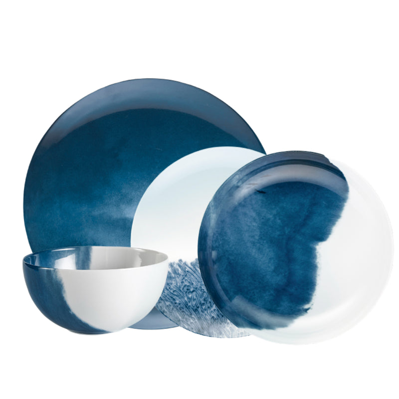 Dinnerware Set of 16 Pieces - Abysses