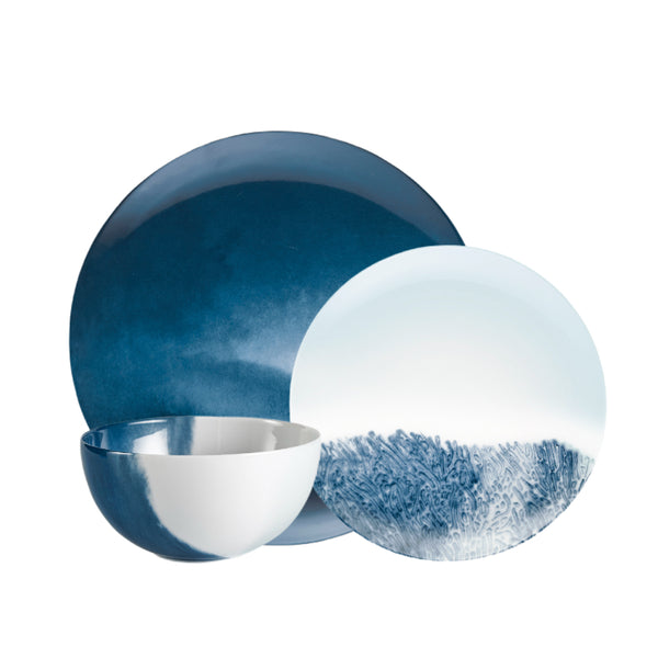 Dinnerware Set of 12 Pieces - Abysses