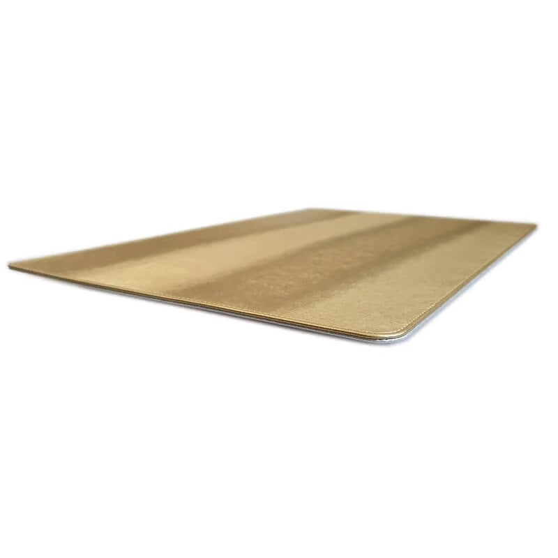 Rectangular Metallic Reversible Placemats in Silver and Gold by Von Gern Home | Set of 4