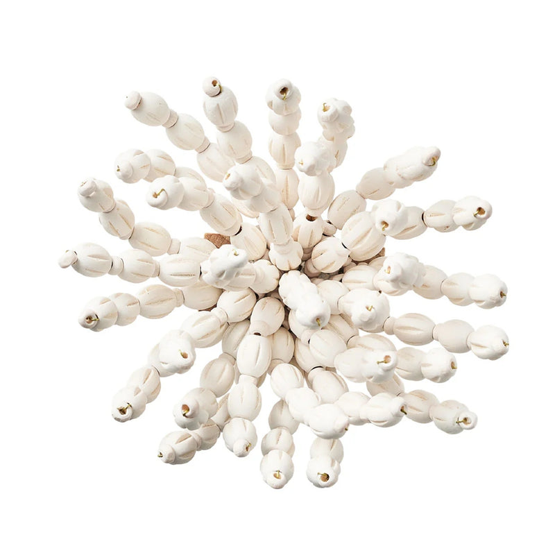 Reed Napkin Ring in White by Kim Seybert | Set of 4