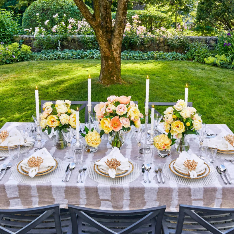 Amiramour Reed Placemat in White by Kim Seybert 5