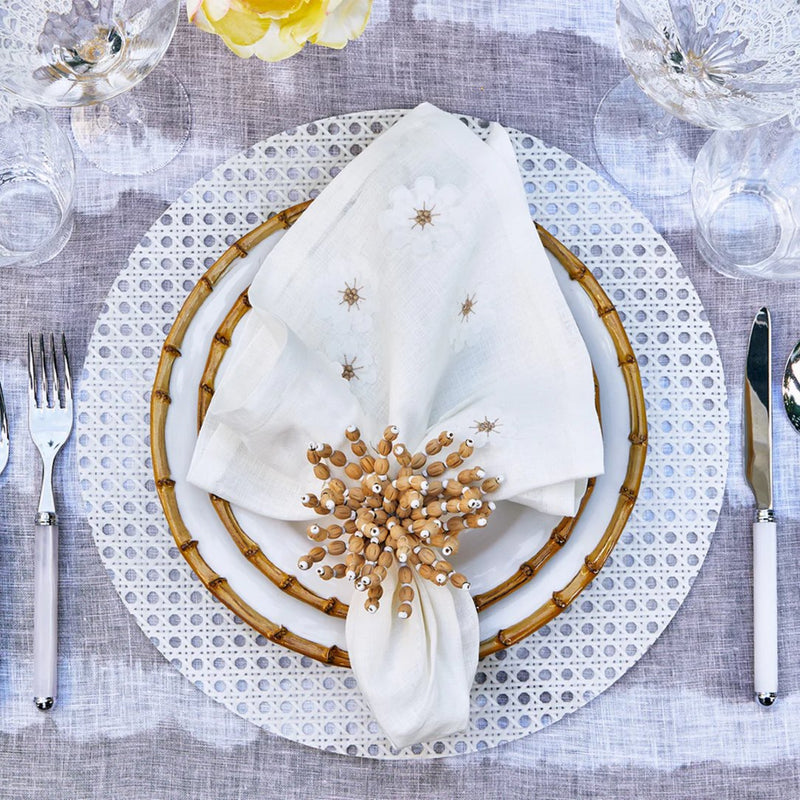 Amiramour Reed Placemat in White by Kim Seybert 2