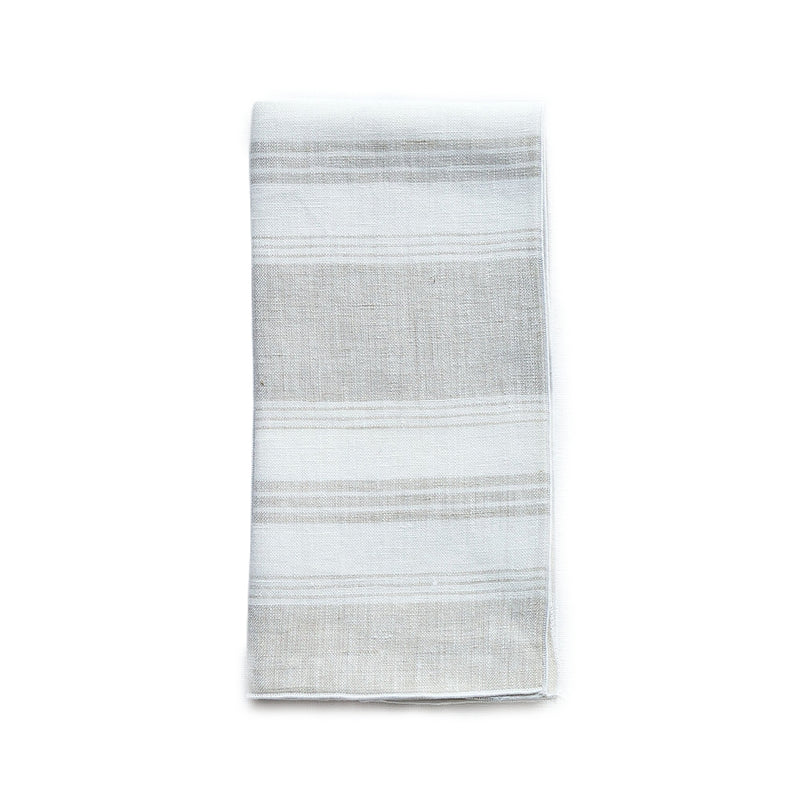Riva Collection Linen Napkin in Beige by Giardino Segreto | Set of 6