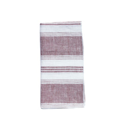 Riva Collection Linen Napkin in Bordeaux Red by Giardino Segreto | Set of 6