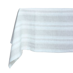 'Riva' Collection Tablecloth in Beige, Size 160cm X 160cm by Giardino Segreto