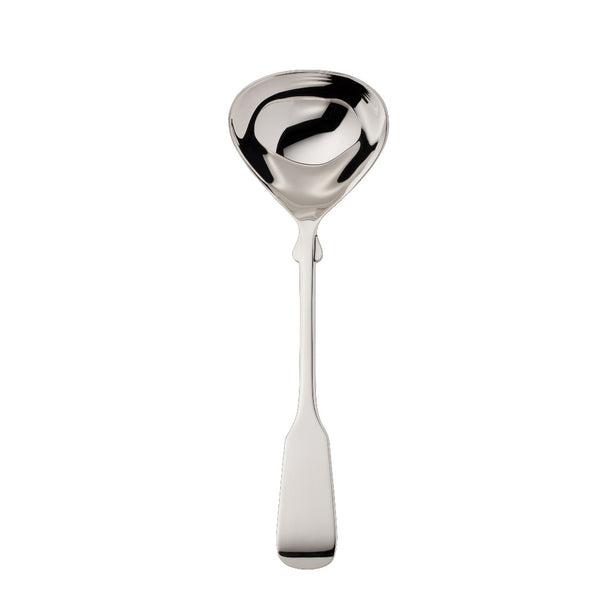 Sauce ladle Spaten silver-plated with elongated handle and hand-shaped detailing