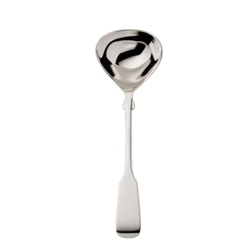 Sauce ladle Spaten silver-plated with elongated handle and hand-shaped detailing