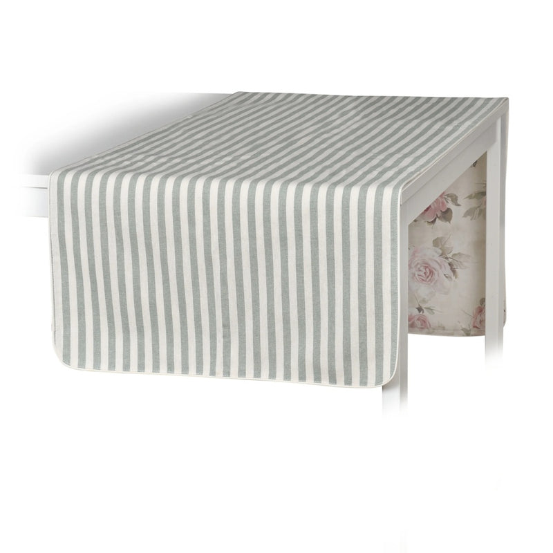 'Roselle & Stripes' double-sided table runner by Roseberry Home