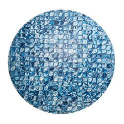 Camellia Round Placemat in Navy Blue by Kim Seybert | Set of 4