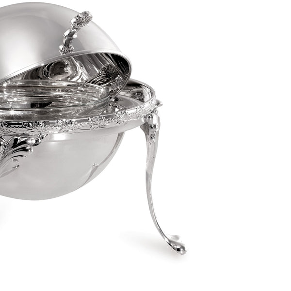 'Royal Collection' Silver Plated Caviar Bowl With Cover by Greggio