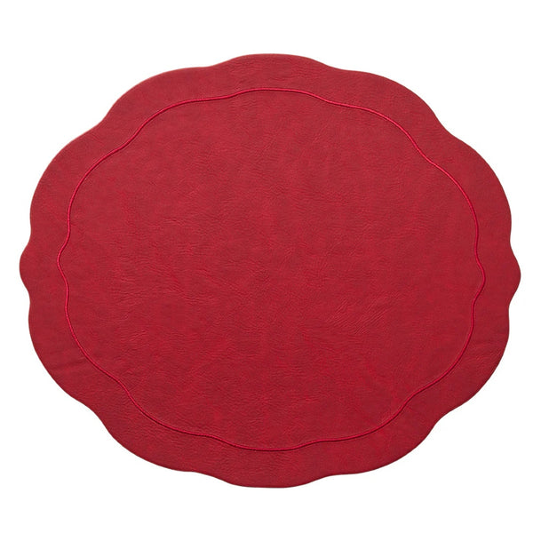 Tailored Placemat in Ruby by Kim Seybert | Set of 4