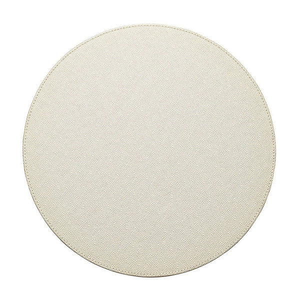 Faux Shagreen Placemat in Pearl by Kim Seybert | Set of 4