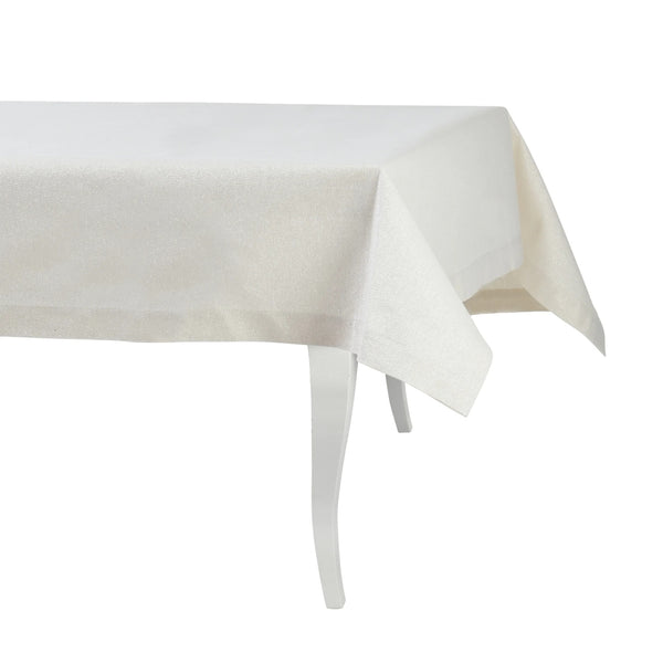 'Shiny Silver tablecloth' by Roseberry Home