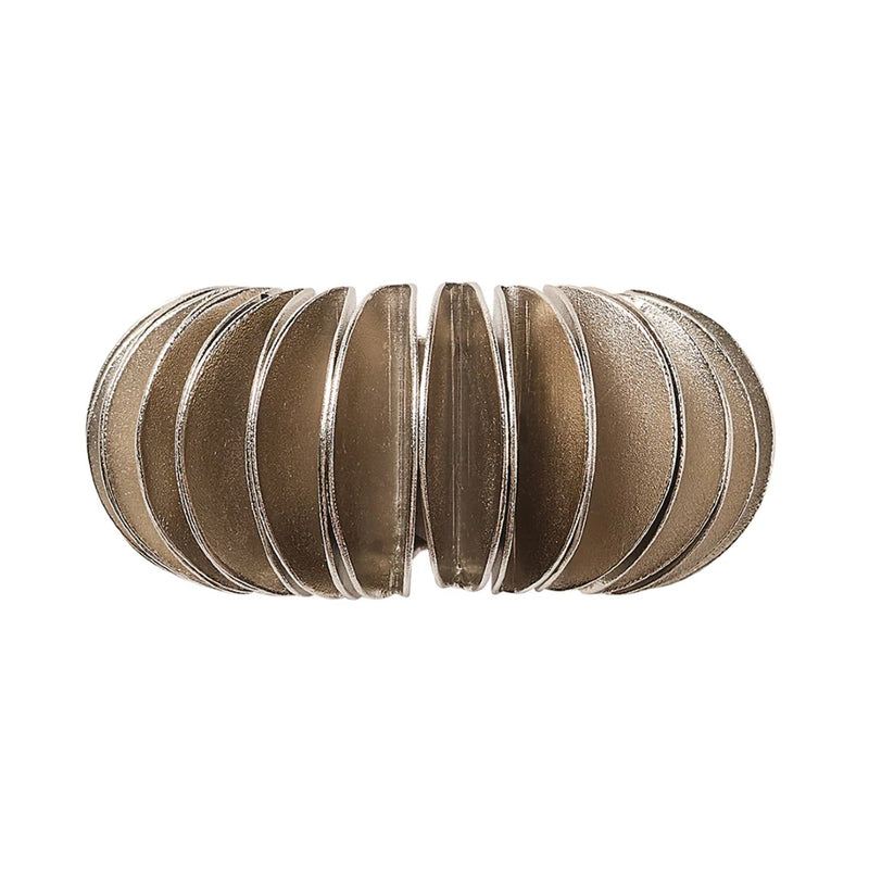 Demilune Napkin Ring in Silver by Kim Seybert | Set of 4