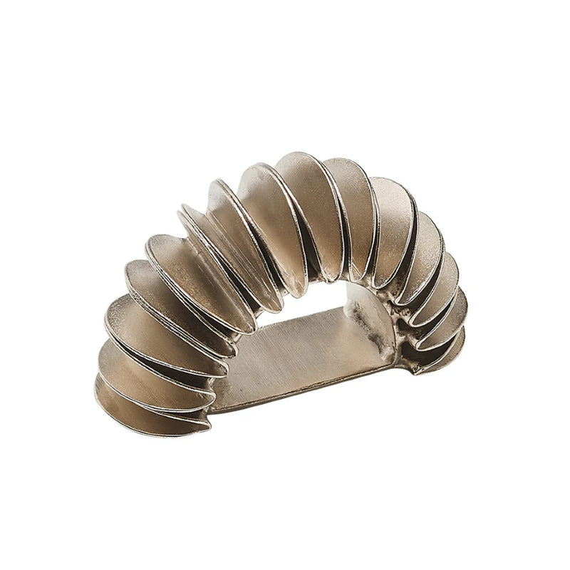 Demilune Napkin Ring in Silver by Kim Seybert | Set of 4