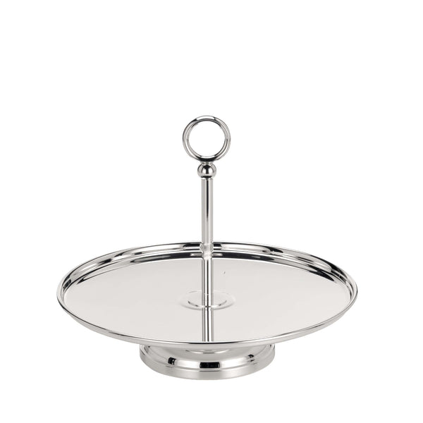 Silver Plated Pastry Stand One Tier by Greggio