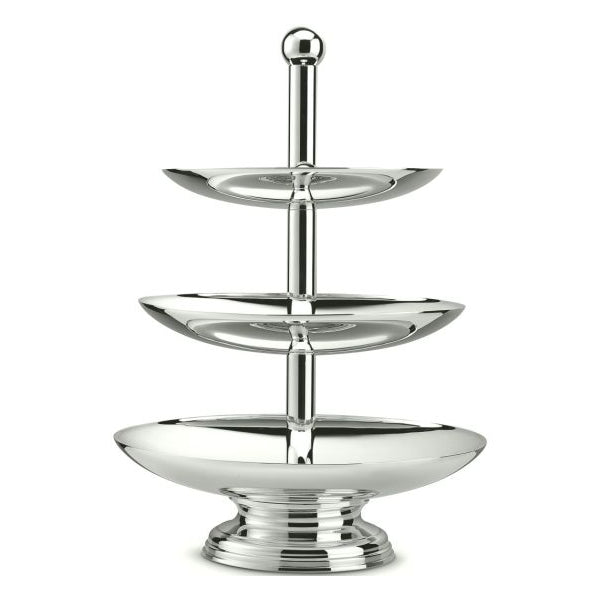 Silver-Plated Three Levels Fruit Stand by Schiavon