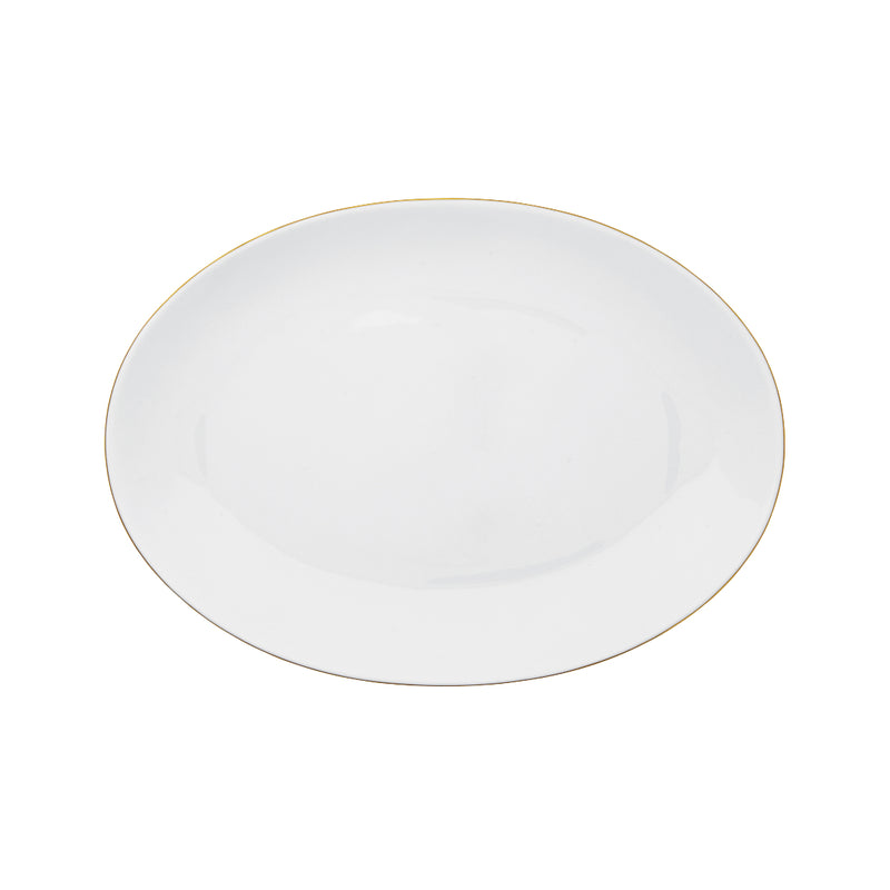 Amiramour Oval Platter Small - Monceau Gold by Raynaud 0360-37-502030
