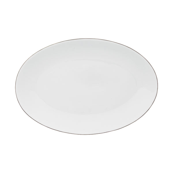 Oval Platter Small - Monceau Platine by Raynaud