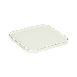 Square 'Polo' Stackable Valet Leather Tray by Giobagnara | Small