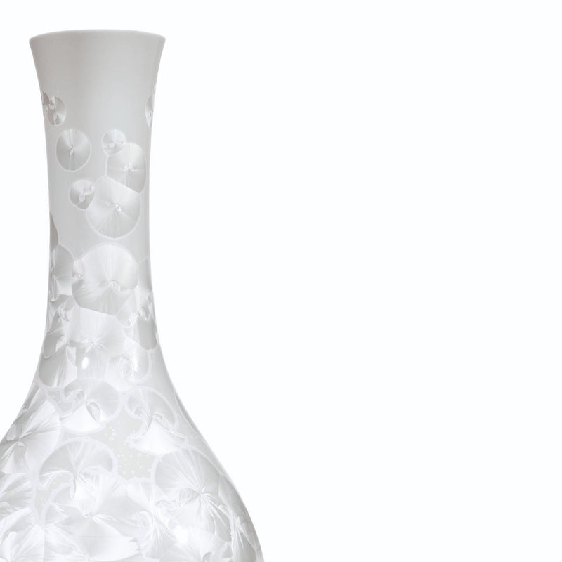 'Solitaire' Porcelain Vase in Polar White by Fürstenberg | Tall