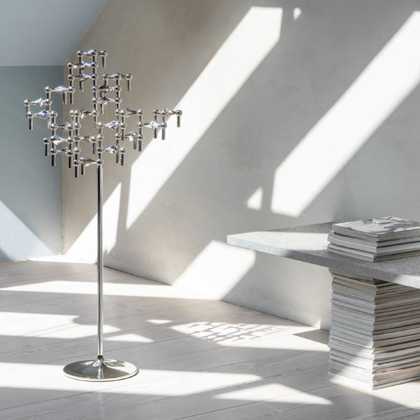 Stoff Nagel Floor Stand in Chrome