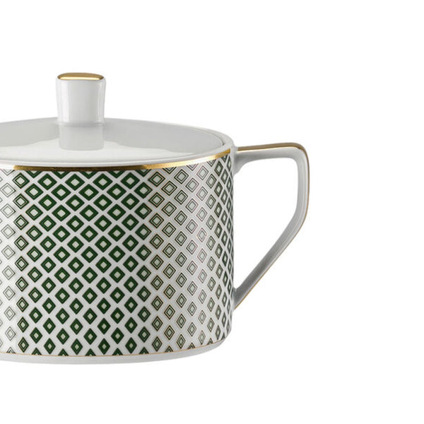 Amiramour Oval Sugar Bowl With Lid 