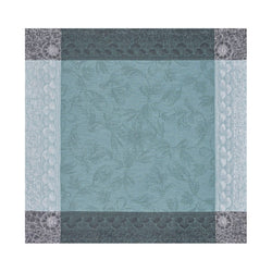 'Symphonie Baroque' Linen Napkin in Grey by Le Jacquard Français | Set of 4