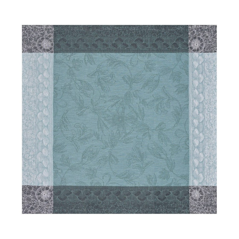 'Symphonie Baroque' Linen Napkin in Grey by Le Jacquard Français | Set of 4