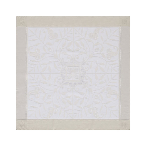 'Venezia' Napkin in Ivory Cotton by Le Jacquard Français | Set of 4