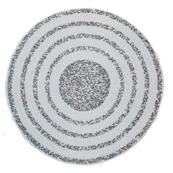 'Zen' Hand Beaded Placemats in Taupe and White by Von Gern Home - Set of 4