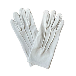 Professional Service Gloves 95 % Cotton and 5% Lycra in White