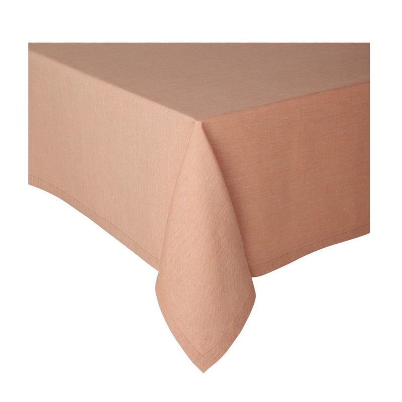 'Chambray' Tablecloth in Capucine-Red Linen by Alexandre Turpault